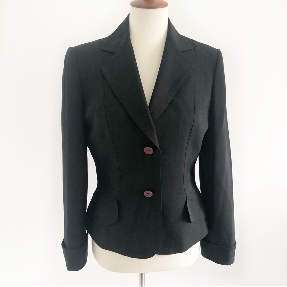 ANNE KLEIN BLACK BLAZER - Picture 1 of 7